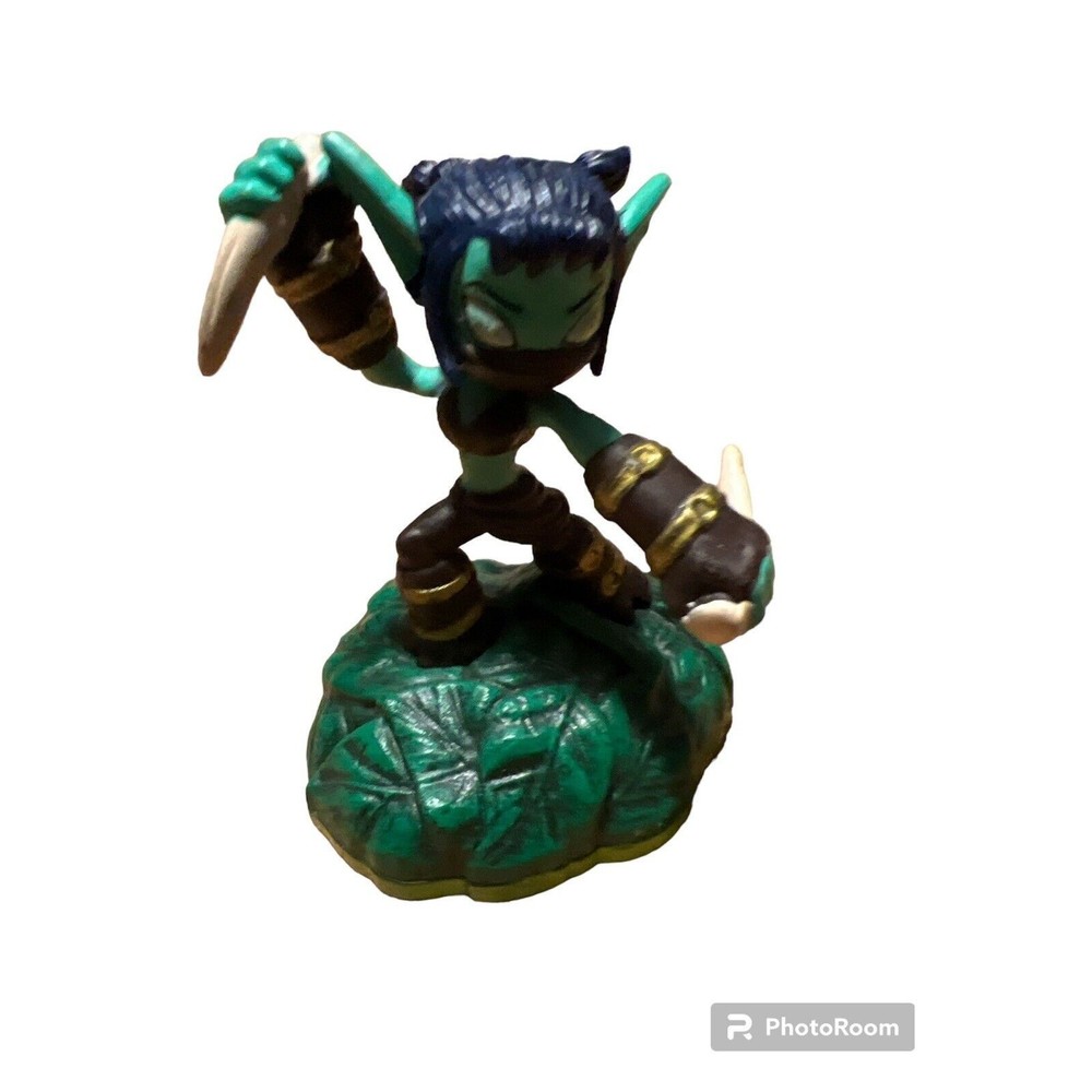 skylanders spyro's adventure steath elf- Blue White Brown Gold Green